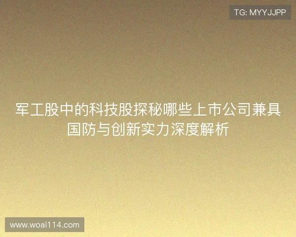 军工股中的科技股探秘哪些上市公司兼具国防与创新实力深度解析 军工股中的科技股探秘哪些上市公司兼具国防与创新实力深度解析